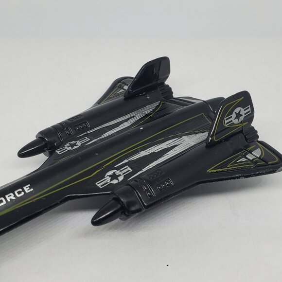 SR71 Blackbird Lockheed Martin Black MB Air Force Sky Busters Matchbox 2000. 5" - Picture 10 of 11